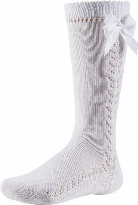 873 2 pack JACQUARD kneesocks white 31/34