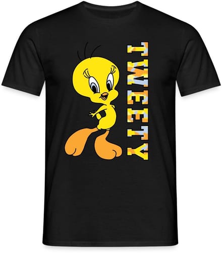 Looney Tunes Tweety Camouflage T-Shirt Heren