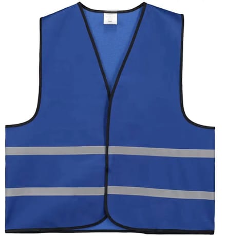 Blauw veiligheidshesje