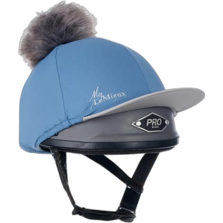 Rijhelm muts met zijden pompon LeMieux