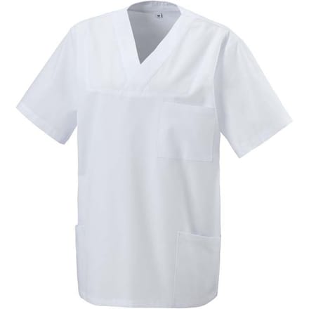 Exner Uniseks Soft Touch Tuniek voor volwassenen (Wit)