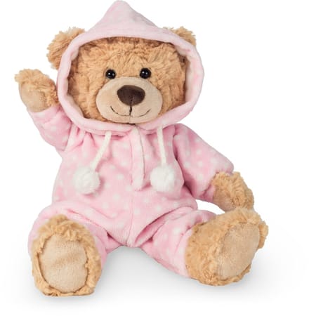 Knuffel Beer met Pyjama Roze