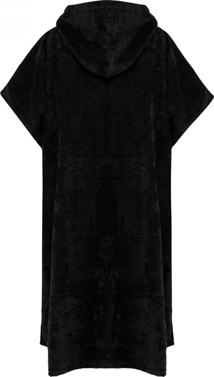 PROACT® Uniseks poncho met capuchon van badstof PA581 - Black - S/M