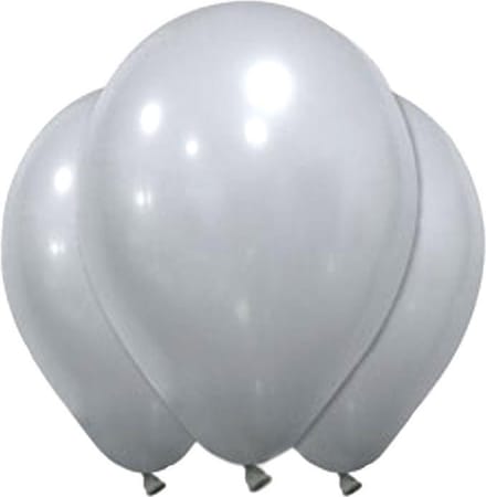 GLOBOLANDIA - 12 grijze latex ballonnen 28 cm
