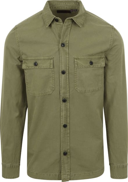 Superdry Overshirt Military Groen - Maat L - Heren