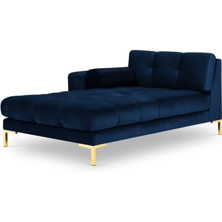 Chaise longue Bali links velvet | Cosmopolitan Design