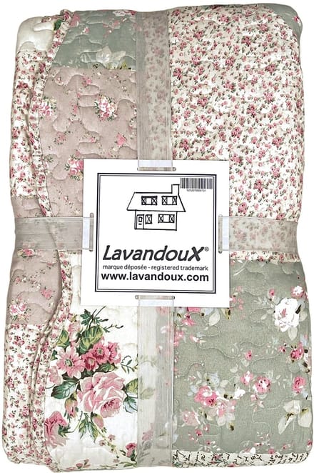 Lavandoux - Bedsprei - Quilt - Rosebud - 240x220cm - 2-persoons - Roze