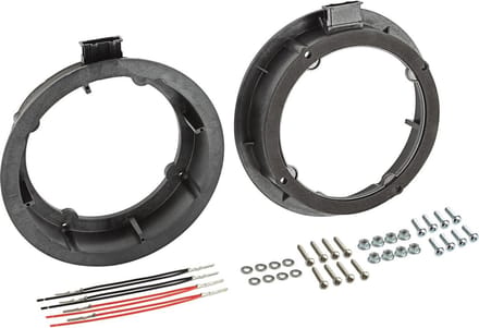 Speaker Ringen Ø 165 mm Div.mod. VW- Seat Leon/Toledo - Skoda Fabia Met ingeb.speakerconn.