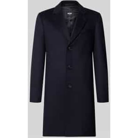 Slim fit lange jas van mix van wol en kasjmier model 'H-Hyde-264'