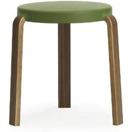 Normann Copenhagen Tap kruk - olijf - walnoot