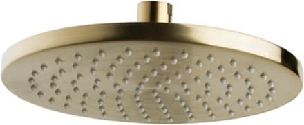 Wiesbaden luxe mess.hoofddouche rond 200mmx12mm geborsteld messing (goud)