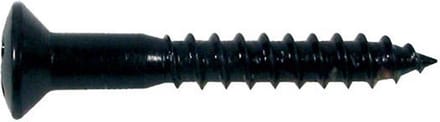 Boston WS-04-B Zwarte Ovalen Countersunk Schroeven 3,5x25mm - 12 Stuks
