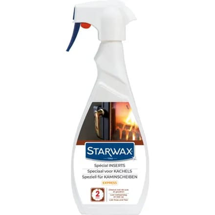Starwax express reiniger speciaal voor inzethaarden 'Open Haard' 500 ml