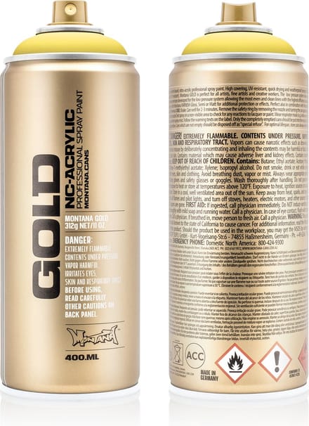 Montana GOLD G1010 Easter Yellow spuitbus 400ml