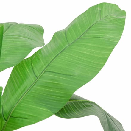 vidaXL - Kunstplant - bananenboom - 9 - bladeren - 120 - cm - groen