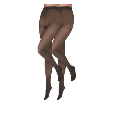 Dames panty 60 denier - microfiber - 2-Pak - Antraciet Melange / S/M