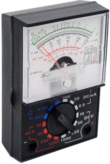 Analoge Multimeter Voltmeter voor AC/DC Spanning, Stroom en Weerstand Meten