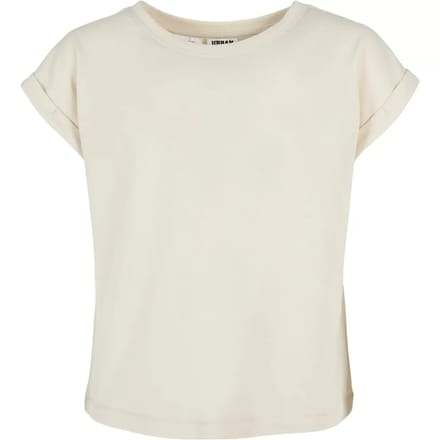 Urban Classics - Organic Extended Shoulder Kinder T-shirt - Kids 146/152 - Beige