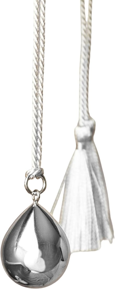 Bola Zwangerschapshanger Incl. Koord - Satin Drop - Zilver