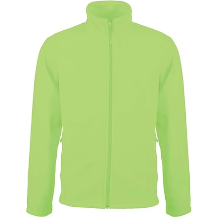 Kariban Microfleece met rits heren K911 - Lime - M
