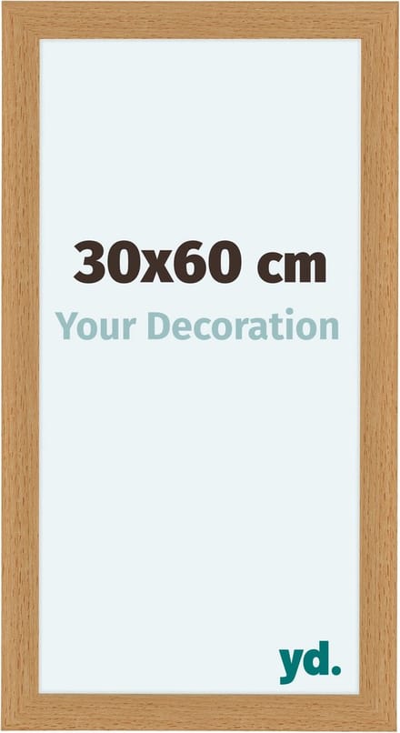 Your Decoration - Fotolijst 30x60 cm - MDF - Beuken - Como