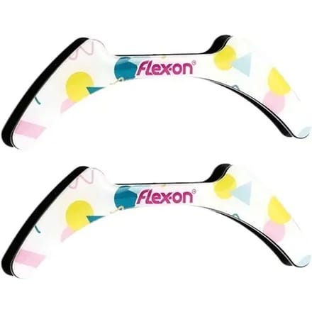 Roze stijgbeugels stickertjes Flex-On Pop