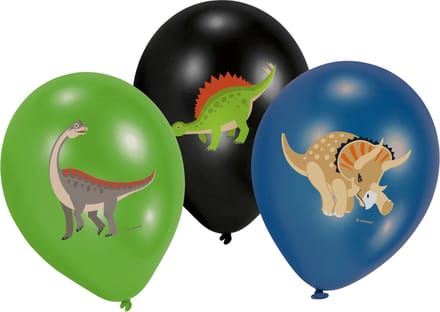 Amscan - 6 Happy Dinosaur Ballonnen (28 cm)