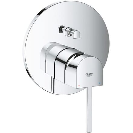 GROHE Plus inbouw douchemengkraan - Opbouwdeel - 2-weg omstelling - Chroom - 24060003