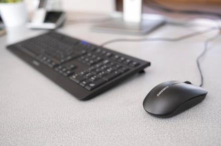 Draadloze Toetsenbord Muis Set met 4 Extra Toetsen, EU Formaat, QWERTY