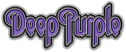 Deep Purple - Logo Badge/button - Paars/Zwart
