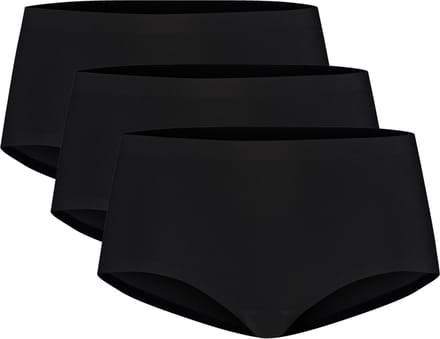 Ten Cate Dames Secrets Heupslip Midi Naadloos 3-Pack Effen Zwart - Maat M