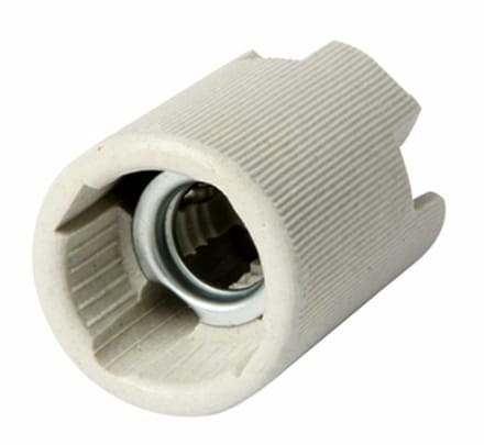 Next Serie - Keramische Lampfitting - E14 - 220V - Wit