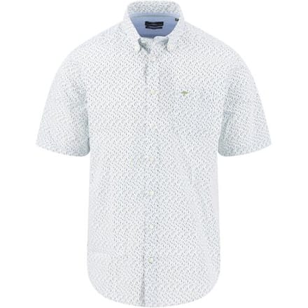 Fynch-Hatton Overhemd Seasonal Fine Combi Pattern Button-Down Avocado / male