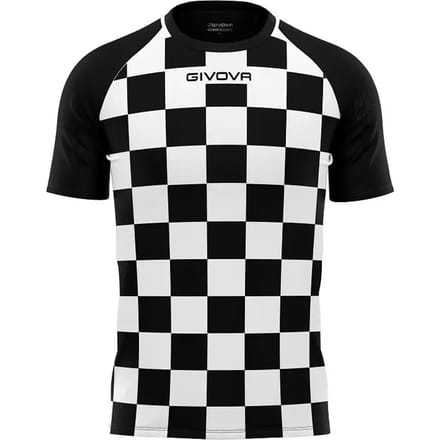 Sportshirt Givova Dama Wit-zwart - M