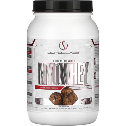 Purus Labs, Foundation Series, MyoWhey, Chocolade-ijs, 2,1 lb (0.952 kg)