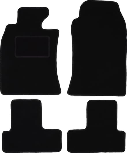 Zwarte veloursmatten voor: Mini Cooper R52 hatchback (2004-2008)