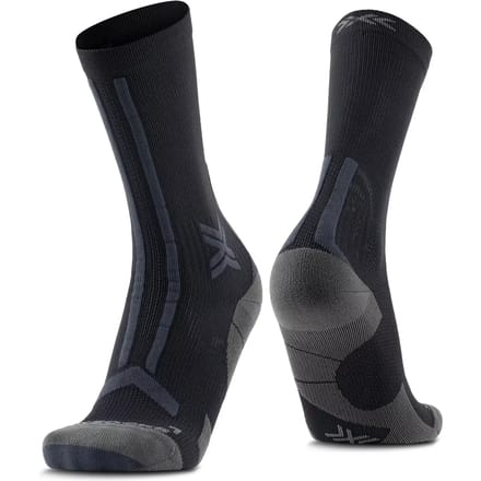 X-Socks Trailrun Discover Crew Hardloopsokken Zwart 42-44