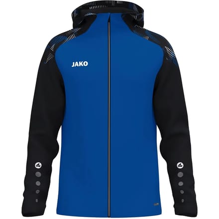 Jako Sonic Jas Met Kap Heren - Royal / Zwart | Maat: S