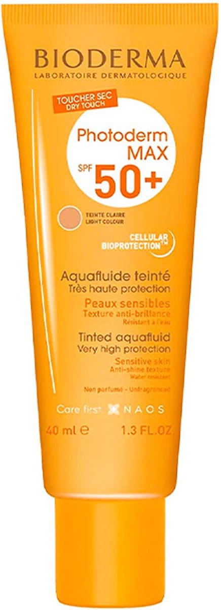 Bioderma Photoderm Aquafluide Ip50+ Clair/Light - Zonnebrand - 40 ml