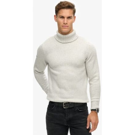 Superdry - Geborstelde coltrui - Heren - Sweaters