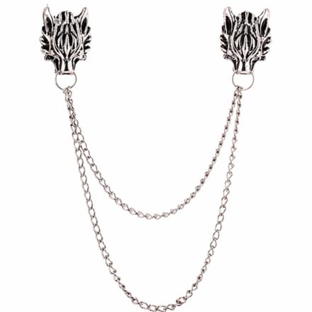 Kraag ketting -Wolf - Zilverkleur-metaal - Charme Bijoux