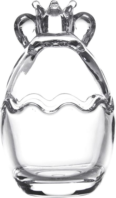 Clayre & Eef Glazen potje Ø 7x11 cm Transparant Glas