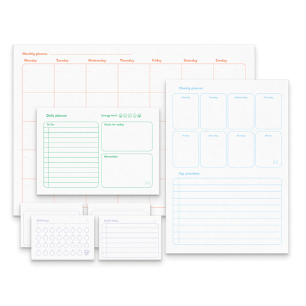 Erasable Magnetic Life Planner - None