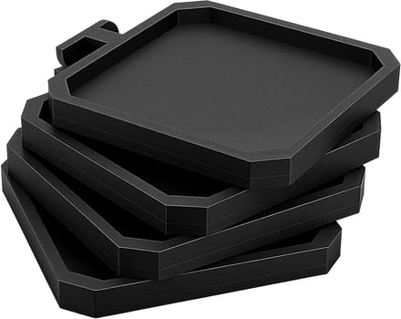 Vierkante Plastic Plant Holders Set voor Wandpanelen - Plant Ringen voor Binnen- en Buitengebruik