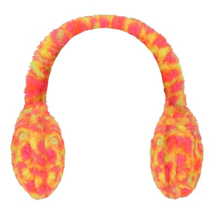 Oorwarmers - fake fur - neon - Multi Fluor