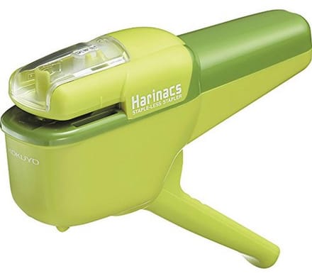 Nietmachine zonder klemmen voor 10 vellen - Groene kleur
