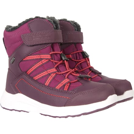 Mountain Warehouse Denver Adaptive Waterdichte Sneeuwlaarzen voor Kinderen/Kinderen (Bes)