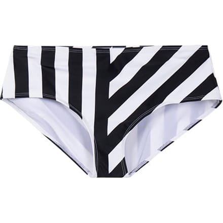 French Connection Block Stripe High Rise Briefs Black Größe: XS | Bikinis Outlet | Damen | Schwarz