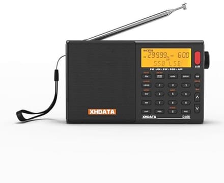 D808 Portable Digitale Radio - Draagbare Shortwave Ontvanger met FM, MW, SW, LW en SSB