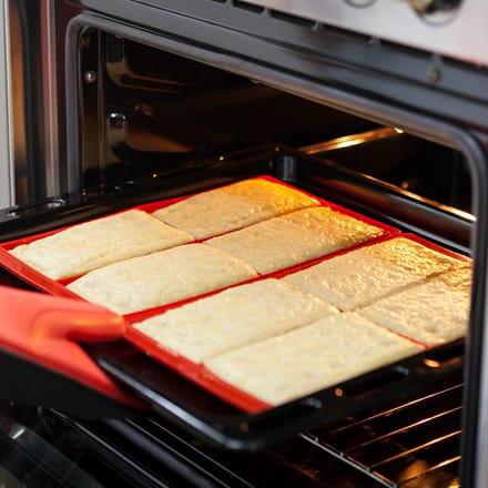 Lékué wafel set met Decomax deegspuit en 2 silicone bakvormen